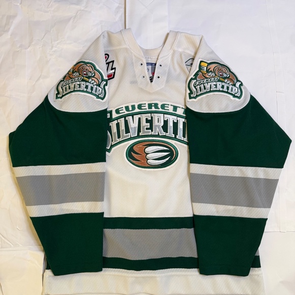 Everett Silvertips Hockey Jersey Youth L/XL – CCM Reebok Canada Made – WHL CHL E - Picture 2 of 12